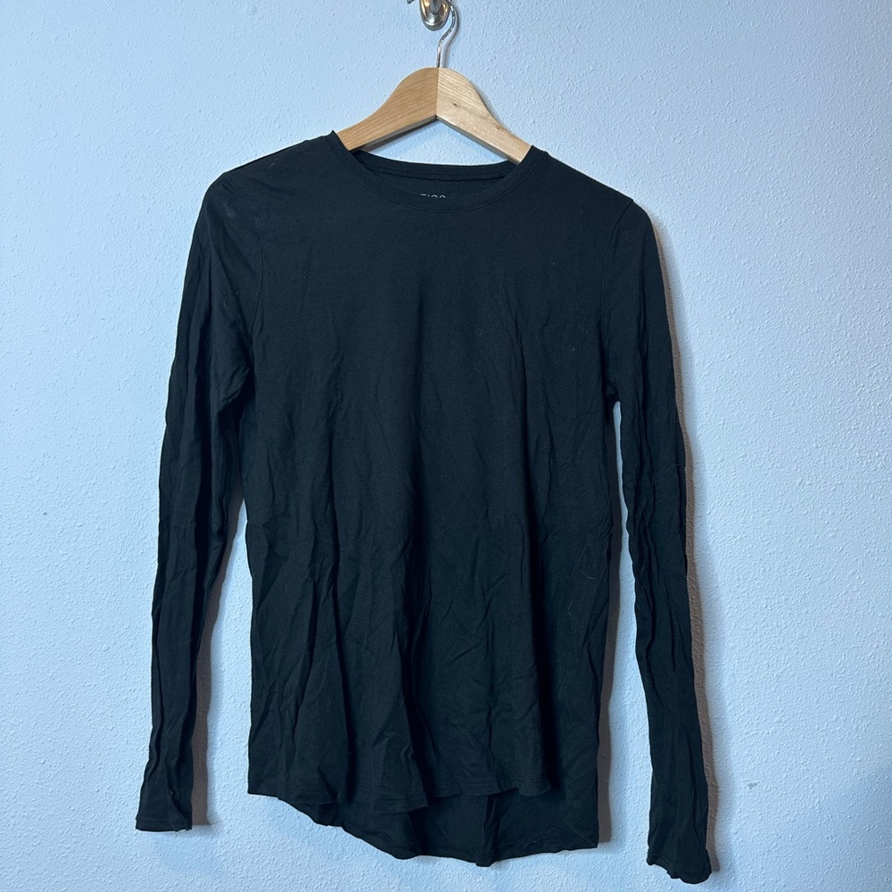 Figs Black Long Sleeve Tee